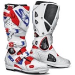 Sidi Crossfire 2 SRS Motocross Boots - Red White Blue